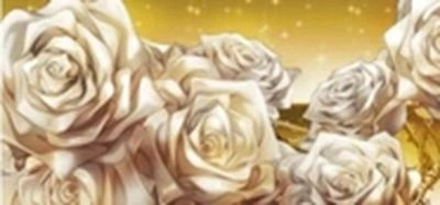 エンジェルローズボーナス終了画面：金の薔薇