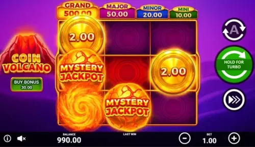 WOOカジノのおすすめゲーム：コイン・ボルケーノ(COIN VOLCANO)