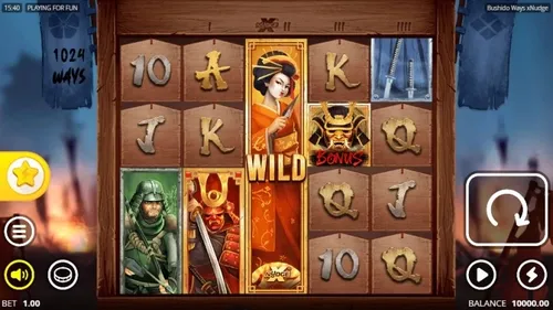 カジノシークレットのおすすめゲーム：Bushido Ways xNudge（ブシドーウェイズエックスナッジ）
